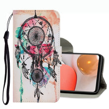 Load image into Gallery viewer, Coloured Drawing Pattern Leather Phone Case, For Samsung Galaxy A33, For Samsung Galaxy A42 5G, For Samsung Galaxy A53