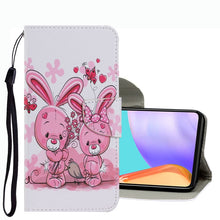 Load image into Gallery viewer, Coloured Drawing Pattern Leather Phone Case, For Samsung Galaxy A33, For Samsung Galaxy A42 5G, For Samsung Galaxy A53