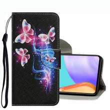 Load image into Gallery viewer, Coloured Drawing Pattern Leather Phone Case, For Samsung Galaxy A33, For Samsung Galaxy A42 5G, For Samsung Galaxy A53
