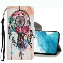 Load image into Gallery viewer, Coloured Drawing Pattern Leather Phone Case, For Samsung Galaxy S22 Ultra 5G, For Samsung Galaxy S22 5G, For Samsung Galaxy S22+ 5G