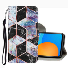 Load image into Gallery viewer, Coloured Drawing Pattern Leather Phone Case, For OPPO A16, For Huawei P Smart 2021, For vivo Y21