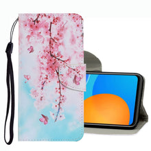 Load image into Gallery viewer, Coloured Drawing Pattern Leather Phone Case, For OPPO A16, For Huawei P Smart 2021, For vivo Y21