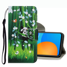 Load image into Gallery viewer, Coloured Drawing Pattern Leather Phone Case, For OPPO A16, For Huawei P Smart 2021, For vivo Y21