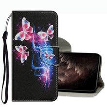 Load image into Gallery viewer, Coloured Drawing Pattern Leather Phone Case, For Xiaomi Redmi Note 11 5G China, For Xiaomi Redmi Note 11 Pro 5G China, For Xiaomi Redmi Note 10 5G