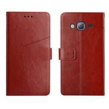 Load image into Gallery viewer, Y Stitching Horizontal Flip Leather Phone Case, For Samsung Galaxy A03S, For Samsung Galaxy J2 Prime, For Samsung Galaxy Note 8, For Samsung Galaxy S7, For Samsung Galaxy S7 Edge, For Samsung Galaxy S8, For Samsung Galaxy S8+                           ...