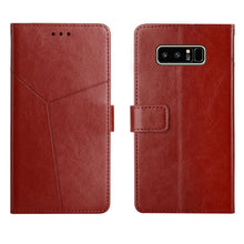 Load image into Gallery viewer, Y Stitching Horizontal Flip Leather Phone Case, For Samsung Galaxy A03S, For Samsung Galaxy J2 Prime, For Samsung Galaxy Note 8, For Samsung Galaxy S7, For Samsung Galaxy S7 Edge, For Samsung Galaxy S8, For Samsung Galaxy S8+                           ...