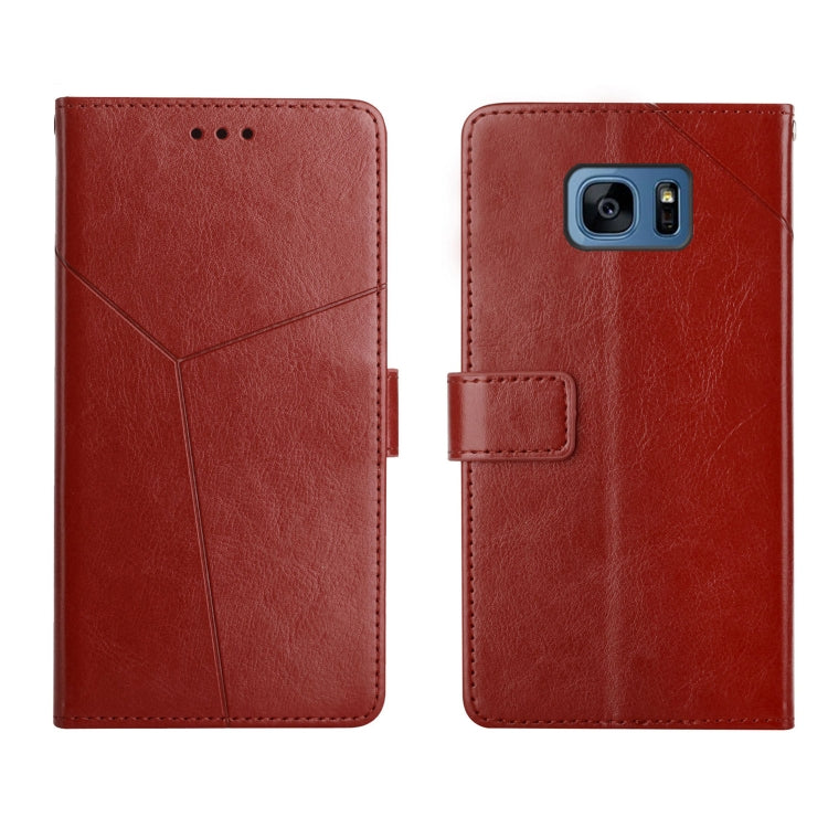Y Stitching Horizontal Flip Leather Phone Case, For Samsung Galaxy A03S, For Samsung Galaxy J2 Prime, For Samsung Galaxy Note 8, For Samsung Galaxy S7, For Samsung Galaxy S7 Edge, For Samsung Galaxy S8, For Samsung Galaxy S8+                           ...