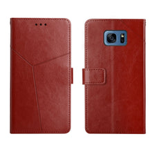 Load image into Gallery viewer, Y Stitching Horizontal Flip Leather Phone Case, For Samsung Galaxy A03S, For Samsung Galaxy J2 Prime, For Samsung Galaxy Note 8, For Samsung Galaxy S7, For Samsung Galaxy S7 Edge, For Samsung Galaxy S8, For Samsung Galaxy S8+                           ...