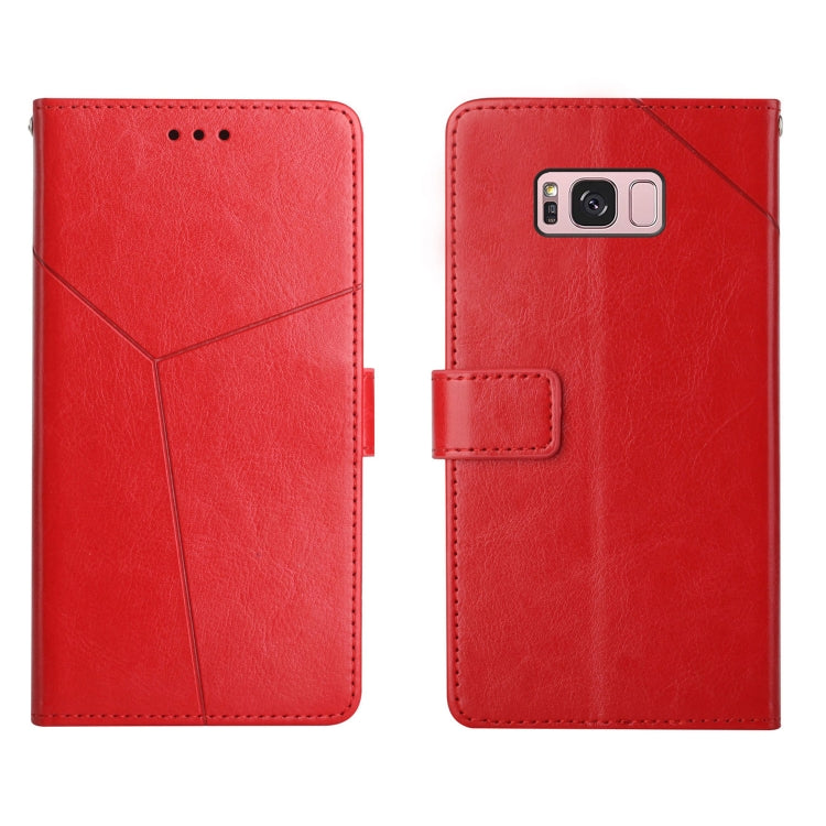 Y Stitching Horizontal Flip Leather Phone Case, For Samsung Galaxy A03S, For Samsung Galaxy J2 Prime, For Samsung Galaxy Note 8, For Samsung Galaxy S7, For Samsung Galaxy S7 Edge, For Samsung Galaxy S8, For Samsung Galaxy S8+                           ...