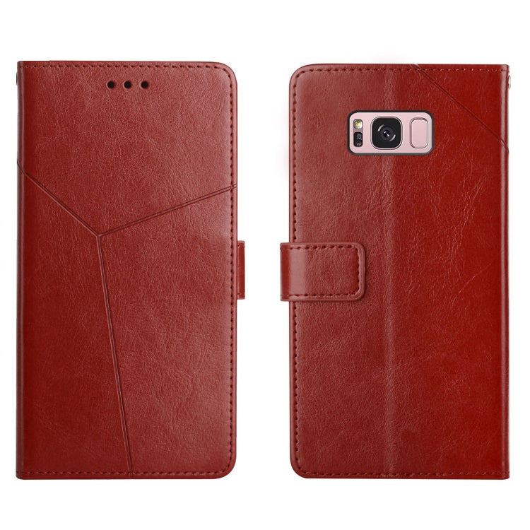 Y Stitching Horizontal Flip Leather Phone Case, For Samsung Galaxy A03S, For Samsung Galaxy J2 Prime, For Samsung Galaxy Note 8, For Samsung Galaxy S7, For Samsung Galaxy S7 Edge, For Samsung Galaxy S8, For Samsung Galaxy S8+                           ...