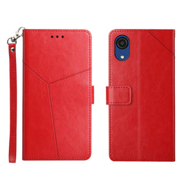 Y Stitching Horizontal Flip Leather Phone Case, For Samsung Galaxy A03 Core, For Samsung Galaxy A13 4G, For Samsung Galaxy A73 5G, For Samsung Galaxy M23, For Samsung Galaxy A13 5G, For Samsung Galaxy A23 4G, For Samsung Galaxy A33 5G                  ...