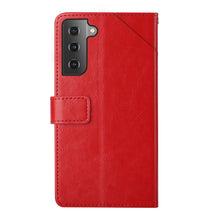 Load image into Gallery viewer, Y Stitching Horizontal Flip Leather Phone Case, For Samsung Galaxy S22, For Samsung Galaxy S22+, For Samsung Galaxy S22 Ultra