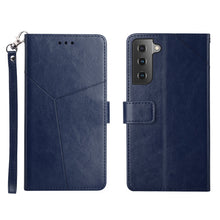 Load image into Gallery viewer, Y Stitching Horizontal Flip Leather Phone Case, For Samsung Galaxy S22, For Samsung Galaxy S22+, For Samsung Galaxy S22 Ultra