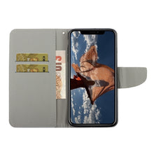 Load image into Gallery viewer, Coloured Drawing Pattern Leather Phone Case, For iPhone 13 mini, For iPhone 13, For iPhone 13 Pro