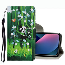 Load image into Gallery viewer, Coloured Drawing Pattern Leather Phone Case, For iPhone 13 mini, For iPhone 13, For iPhone 13 Pro