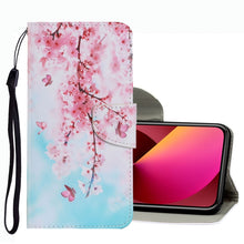 Load image into Gallery viewer, Coloured Drawing Pattern Leather Phone Case, For iPhone 13 mini, For iPhone 13, For iPhone 13 Pro