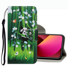 Load image into Gallery viewer, Coloured Drawing Pattern Leather Phone Case, For iPhone 13 mini, For iPhone 13, For iPhone 13 Pro