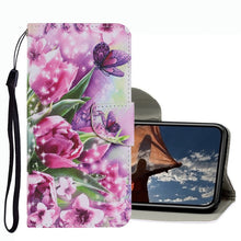 Load image into Gallery viewer, Coloured Drawing Pattern Leather Phone Case, For iPhone 13 mini, For iPhone 13, For iPhone 13 Pro