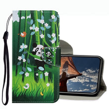 Load image into Gallery viewer, Coloured Drawing Pattern Leather Phone Case, For iPhone 13 mini, For iPhone 13, For iPhone 13 Pro