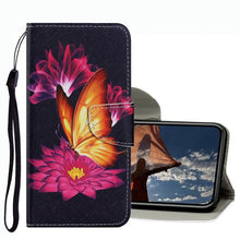 Load image into Gallery viewer, Coloured Drawing Pattern Leather Phone Case, For iPhone 13 mini, For iPhone 13, For iPhone 13 Pro