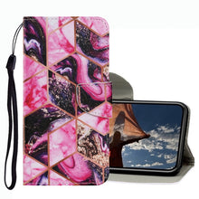 Load image into Gallery viewer, Coloured Drawing Pattern Leather Phone Case, For iPhone 13 mini, For iPhone 13, For iPhone 13 Pro