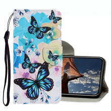Load image into Gallery viewer, Coloured Drawing Pattern Leather Phone Case, For iPhone 13 mini, For iPhone 13, For iPhone 13 Pro