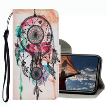 Load image into Gallery viewer, Coloured Drawing Pattern Leather Phone Case, For iPhone 13 mini, For iPhone 13, For iPhone 13 Pro