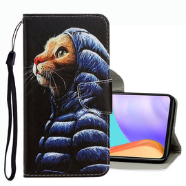 3D Colored Drawing Leather Phone Case, For Samsung Galaxy A33 5G, For Samsung Galaxy A53, For OPPO A16