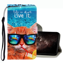 Load image into Gallery viewer, 3D Colored Drawing Leather Phone Case, For Xiaomi Mi 11T