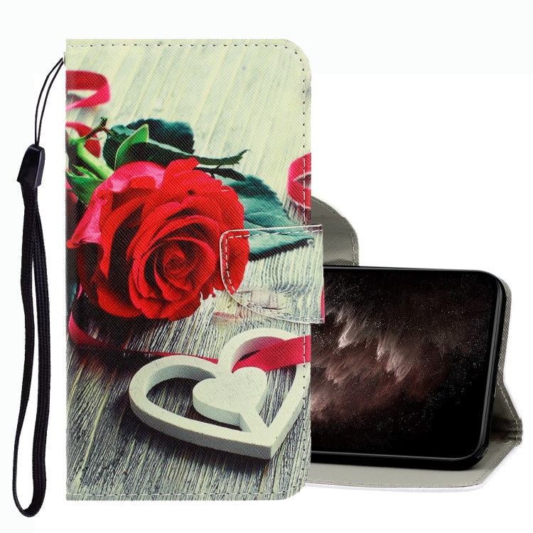 3D Colored Drawing Leather Phone Case, For Xiaomi Mi 11T
