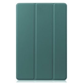 Three-folding Holder Custer Texture Leather Tablet Case, For Samsung Galaxy Tab S8