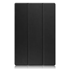Load image into Gallery viewer, Three-folding Holder Custer Texture Leather Tablet Case, For Samsung Galaxy Tab S8 Ultra