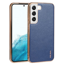 Load image into Gallery viewer, SULADA Shockproof TPU + Handmade Leather Phone Case, For Samsung Galaxy S22 5G, For Samsung Galaxy S22 Ultra 5G, For Samsung Galaxy S22+ 5G