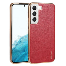 Load image into Gallery viewer, SULADA Shockproof TPU + Handmade Leather Phone Case, For Samsung Galaxy S22 5G, For Samsung Galaxy S22 Ultra 5G, For Samsung Galaxy S22+ 5G