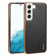 Load image into Gallery viewer, SULADA Shockproof TPU + Handmade Leather Phone Case, For Samsung Galaxy S22 5G, For Samsung Galaxy S22 Ultra 5G, For Samsung Galaxy S22+ 5G