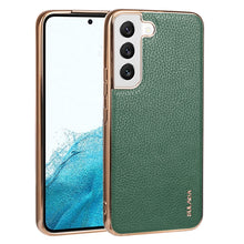 Load image into Gallery viewer, SULADA Shockproof TPU + Handmade Leather Phone Case, For Samsung Galaxy S22 5G, For Samsung Galaxy S22 Ultra 5G, For Samsung Galaxy S22+ 5G