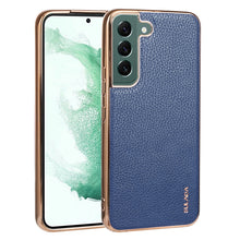 Load image into Gallery viewer, SULADA Shockproof TPU + Handmade Leather Phone Case, For Samsung Galaxy S22 5G, For Samsung Galaxy S22 Ultra 5G, For Samsung Galaxy S22+ 5G