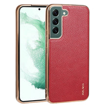 Load image into Gallery viewer, SULADA Shockproof TPU + Handmade Leather Phone Case, For Samsung Galaxy S22 5G, For Samsung Galaxy S22 Ultra 5G, For Samsung Galaxy S22+ 5G