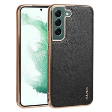 Load image into Gallery viewer, SULADA Shockproof TPU + Handmade Leather Phone Case, For Samsung Galaxy S22 5G, For Samsung Galaxy S22 Ultra 5G, For Samsung Galaxy S22+ 5G
