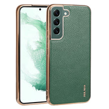 Load image into Gallery viewer, SULADA Shockproof TPU + Handmade Leather Phone Case, For Samsung Galaxy S22 5G, For Samsung Galaxy S22 Ultra 5G, For Samsung Galaxy S22+ 5G