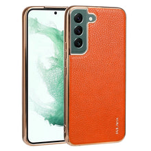 Load image into Gallery viewer, SULADA Shockproof TPU + Handmade Leather Phone Case, For Samsung Galaxy S22 5G, For Samsung Galaxy S22 Ultra 5G, For Samsung Galaxy S22+ 5G