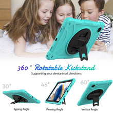 Load image into Gallery viewer, Rotary Grab Silicone + PC Tablet Case, For Samsung Galaxy Tab A8 10.5 2021