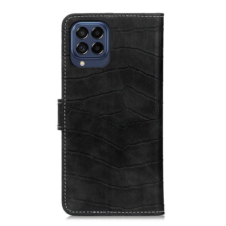 Crocodile Texture Horizontal Flip Leather Phone Case, For Samsung Galaxy M53 5G