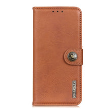 Load image into Gallery viewer, KHAZNEH Cowhide Texture Horizontal Flip Leather Phone Case, For Samsung Galaxy M53 5G