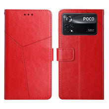 Load image into Gallery viewer, Y Stitching Horizontal Flip Leather Phone Case, For Xiaomi Poco X4 Pro 5G, For Xiaomi Poco M4 Pro 5G