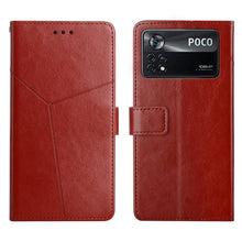 Load image into Gallery viewer, Y Stitching Horizontal Flip Leather Phone Case, For Xiaomi Poco X4 Pro 5G, For Xiaomi Poco M4 Pro 5G
