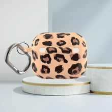 Load image into Gallery viewer, B Series Silicone Printed Leopard Print Wireless Earphone Protective Case, For AirPods 3