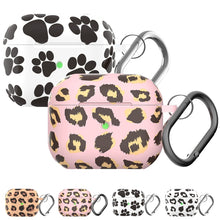 Load image into Gallery viewer, B Series Silicone Printed Leopard Print Wireless Earphone Protective Case, For AirPods 3