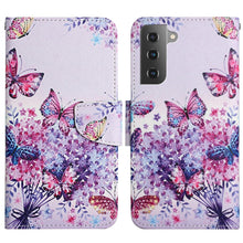 Load image into Gallery viewer, Painted Pattern Horizontal Flip Leather Phone Case, For Samsung Galaxy S22 5G, For Samsung Galaxy S22+ 5G, For Samsung Galaxy S22 Ultra 5G