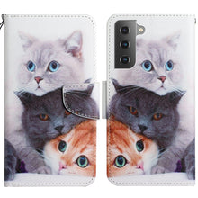 Load image into Gallery viewer, Painted Pattern Horizontal Flip Leather Phone Case, For Samsung Galaxy S22 5G, For Samsung Galaxy S22+ 5G, For Samsung Galaxy S22 Ultra 5G